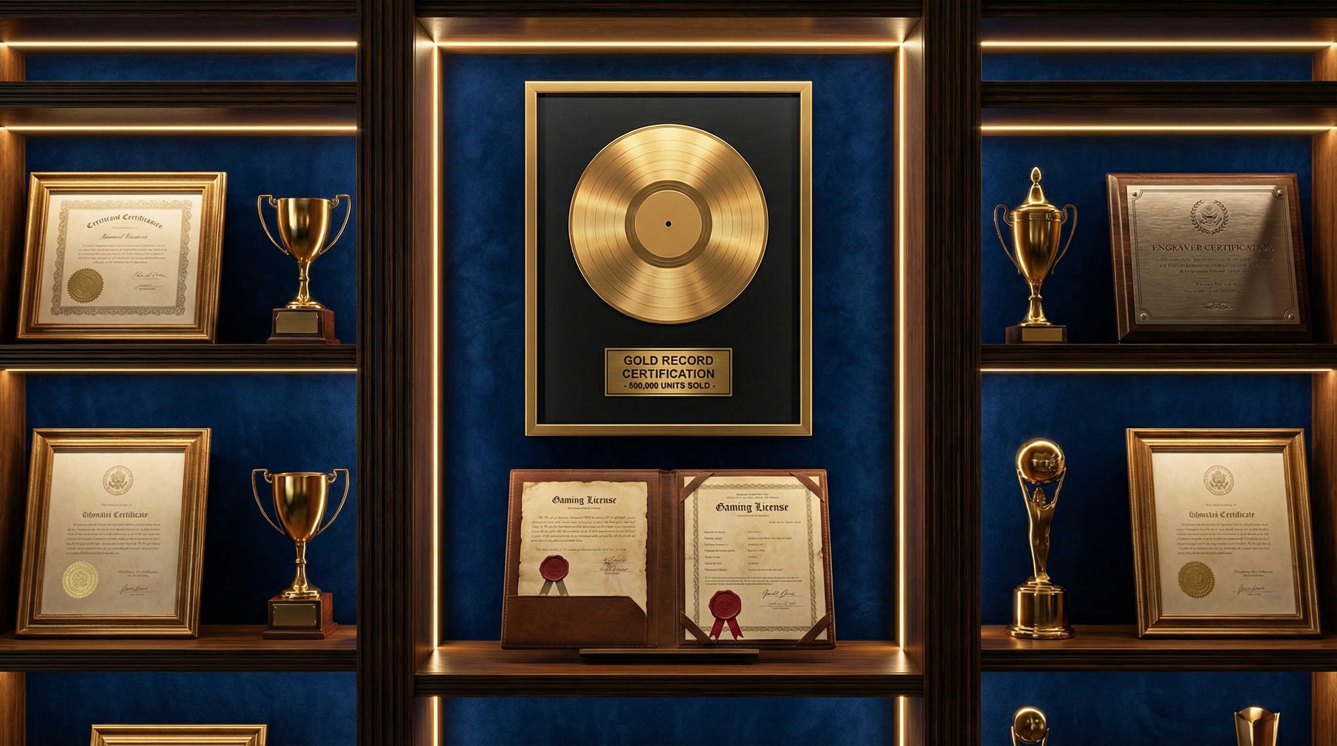 pp电子模拟器 - 平台授权证书与行业奖项展示